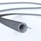 Creative-Tube, diametro 20 mm, rivestito in tessuto RN02 Lino Naturale Grigio, canalina passacavi modellabile
