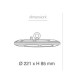 V-TAC VT-9065 LAMPADA INDUSTRIALE LED UFO SHAPE 50W SMD 120° HIGH BAY COLORE BIANCO - SKU 5609 / 5610 / 5611