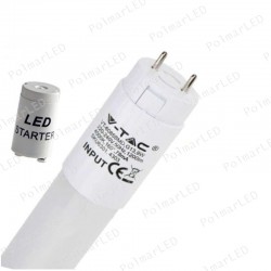 V-TAC VT-9077 SMD TUBO LED NANO PLASTIC T8 G13 14W LAMPADINA 90CM - SKU 6272 / 6262