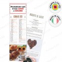 CALENDARIO SILHOUETTE CAFFE'- Conf. 100 pezzi